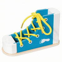 Shoe Lacing Practice Toy Fine Motor Skills Lace Tying Board Long-Lasting