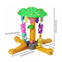 Bear Honey Game Educational Rotating Bear Toy Hand-Eye Coordination for Families