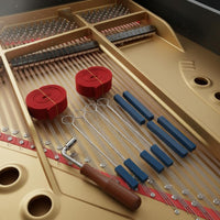 11 Pieces Piano Tuning Hammer Wooden Handle Instrument Accessory Blue Grips