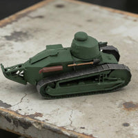1/72 French FT Light Armored Vehicle Model Solid Resin Construction