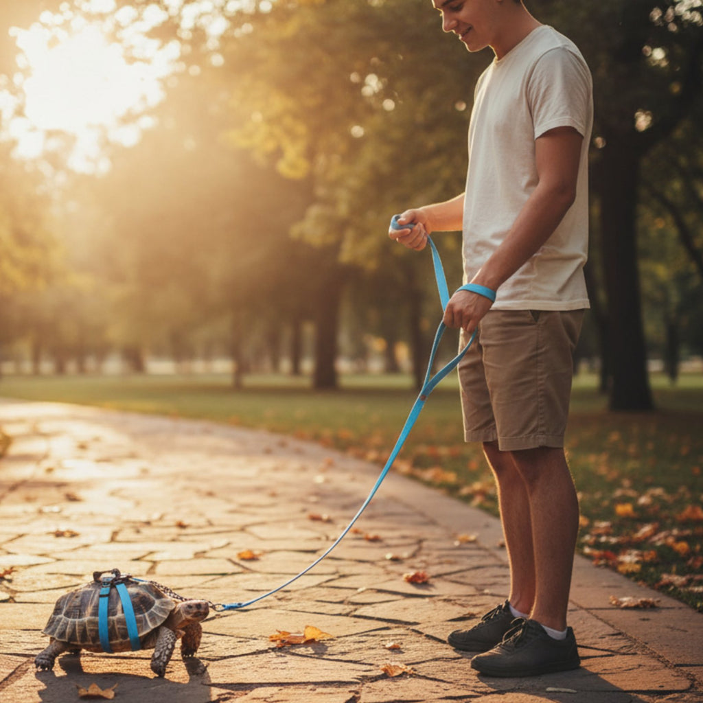 Tortoise Walking Harness Lightweight Turtle Walking Leash Comfortable