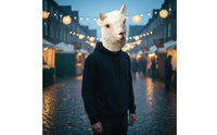 Alpaca Headpiece Realistic Details Funny Alpaca Headgear Costume Accessory for Masquerade Party