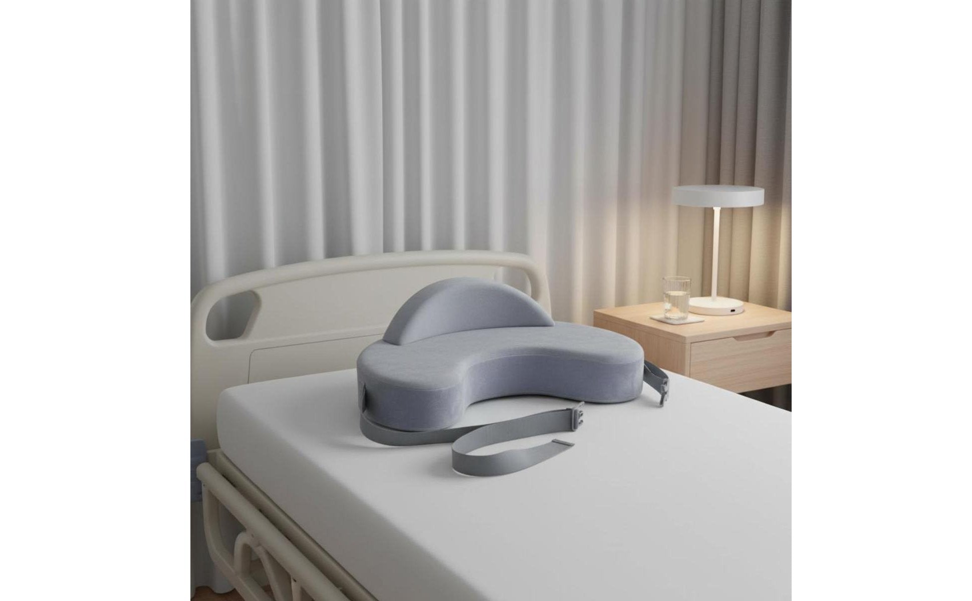 Memory Foam Nursing Pillow Multiuse Breastfeeding Pillow Adjustable Waist Strap