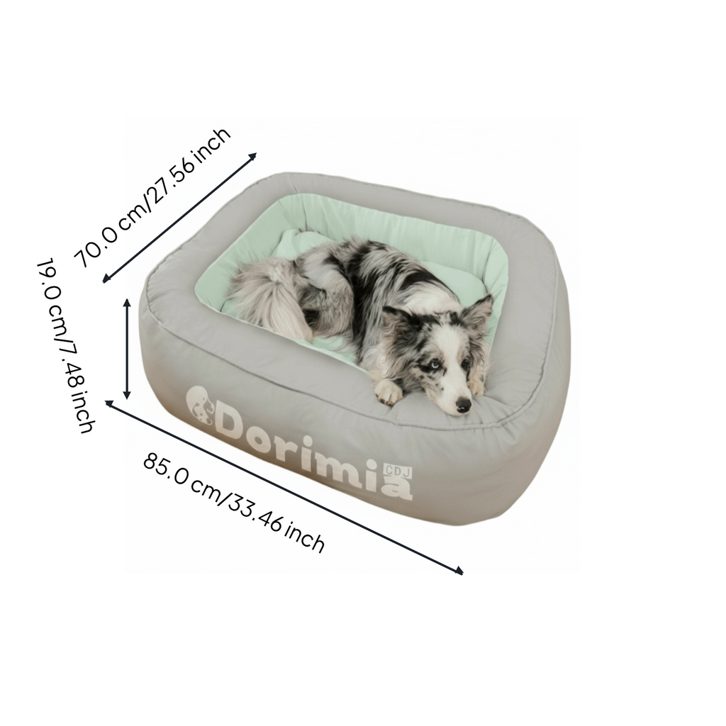 Orthopedic dog bed with removable cover