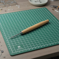 Model Scribing Tool Wood Handle Panel Line Scriber Stainless Steel for Hobbyists
