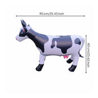 4 Pieces Inflatable Cow Quick Inflation Inflatable Dairy Cow for Farm Event