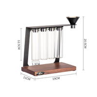 Coffee Bean Test Tube Rack Dust-Proof for Cafe, Baristas