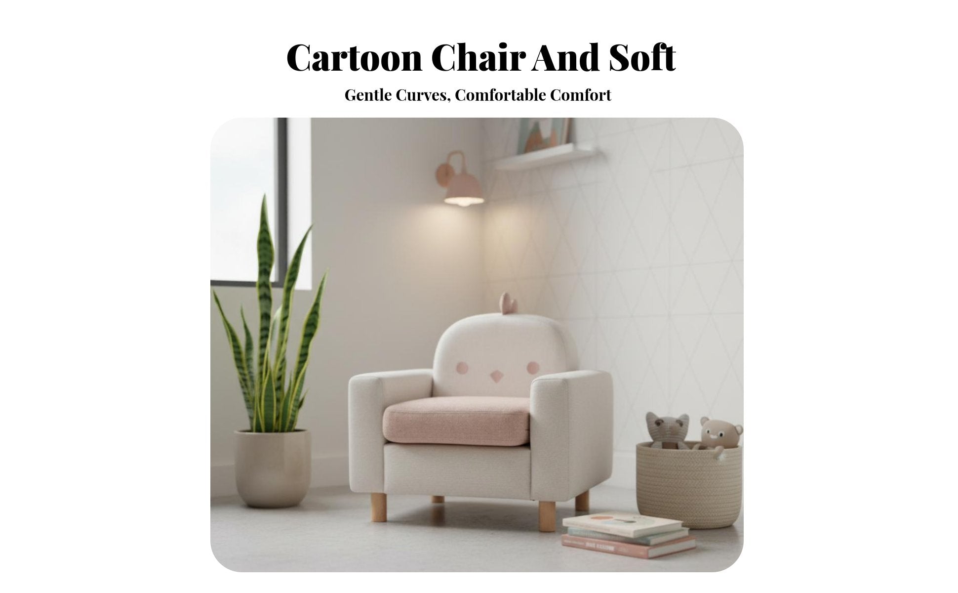 Miniature Club Chair Anti-Tipping Design creatureThemed Mini Sofa