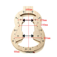 Classical Guitar Mold Set DIY Music Tool Wooden for Workshop, Beginners