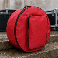 Snare Drum Bag Zippered Pocket Instrument Carrier Black Trim