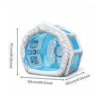 Space Station Playhouse Includes 6 Balls Inflatable Space House for Home