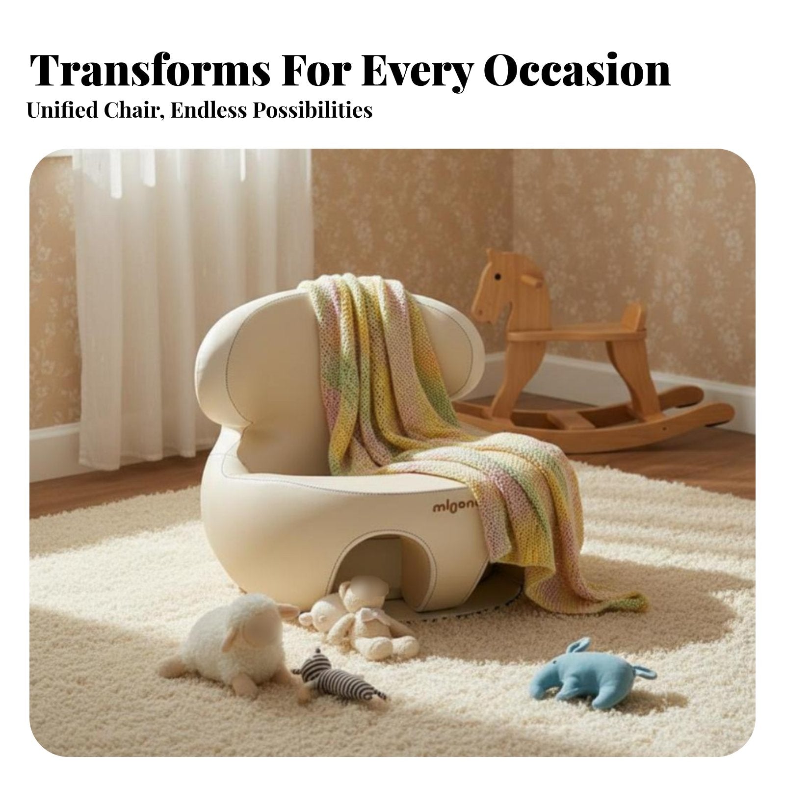 Inflatable avian Trainer Infant Floor Seat Builtinflatable inflation mechanism for Babies