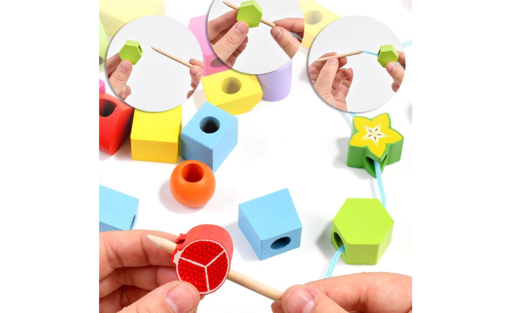 Educational Stacking Beads Preschool Learning Stacking Bead Toy Early Education