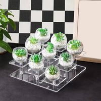 Acrylic Display Stand Transparent Clear Display Shelf Sturdy for Dessert Table