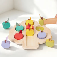 Apple Sorting Game Hand-Eye Coordination Color Matching Game Polished Edges