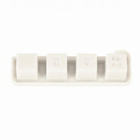 4-Button Rubber Key Strip Wear Resistant Electronic Instrument Part