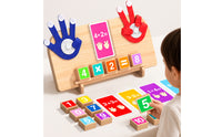 Wooden Math Learning Board Educational Addition Subtraction Board Early STEM