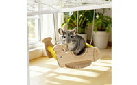 Chinchilla Airplane Swing Solid Wood Small Pet Airplane Swing
