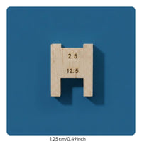 Piano Black Key Height Block Easy to Use Black Key Measuring Block
