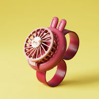 Cartoon Wrist Fan Lightweight Cooling Gadget Turbo Breeze for Travel, Students