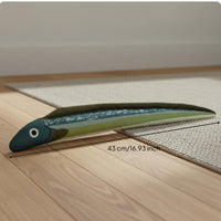 Catnip fishes Toy Catnip Filled fishes Material Soft Eel Toy for Cats, Kittens