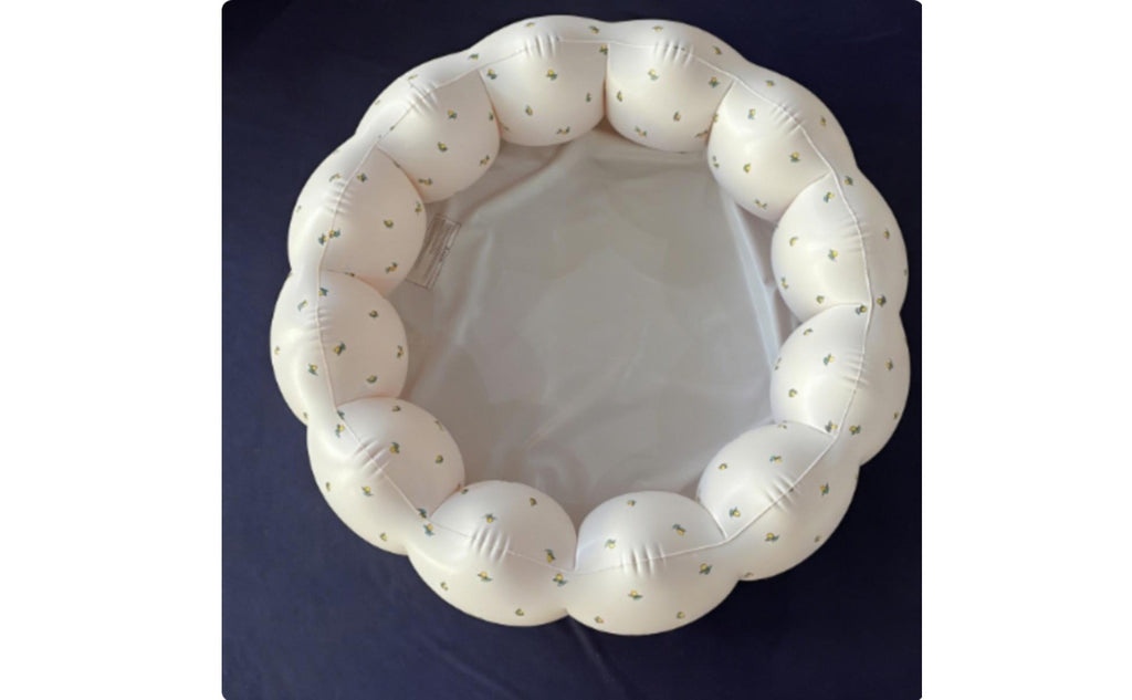 Portable Baby Pool Petal Shape Round Inflatable Ball Play Area Eco-Friendly PVC