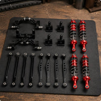 RC Car Shock Absorb Set Stable Performance RC Car Damping System Linkage Kit Aluminum Alloy Hobby Parts