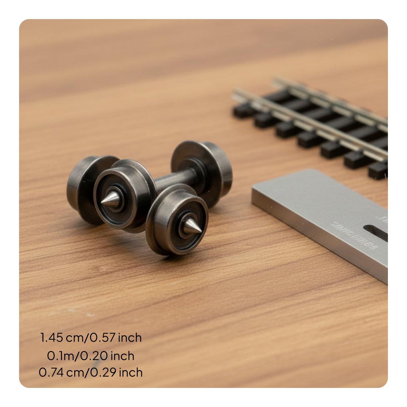 1:160 Train Wheels Universal Fit N Scale Metal Wheel Realistic Appearance