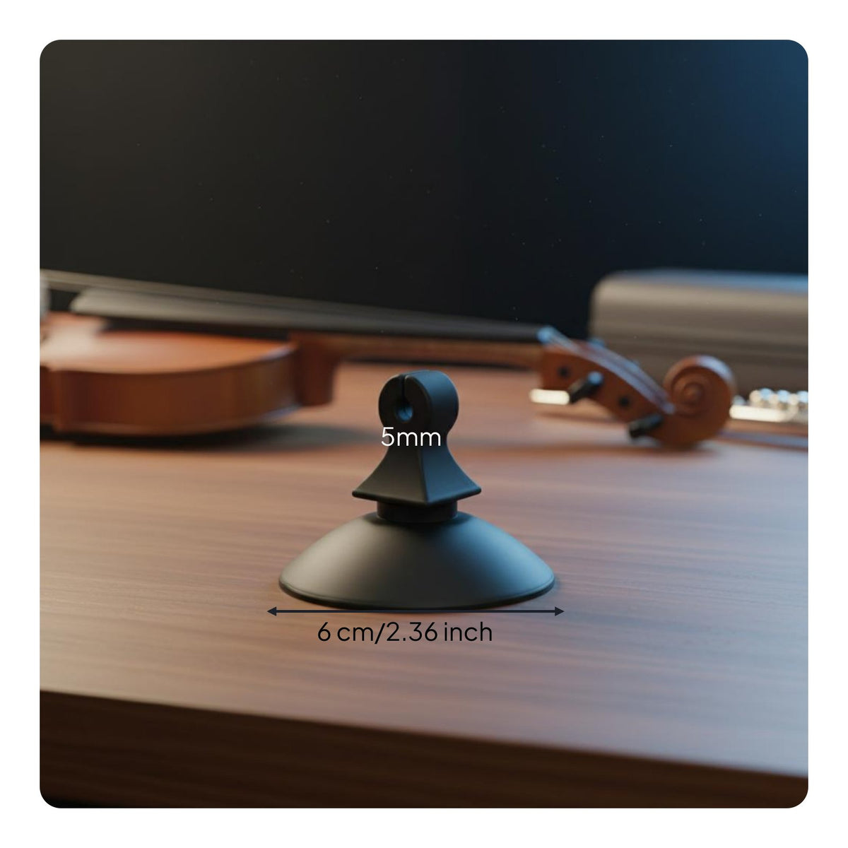 Violin Audio Pickup Holder 360-Degree Rotation Universal Instrument Mic Mount
