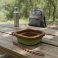 Foldable Pet Bowl Outdoor Friendly Foldable Pet Feeding Bowl Lightweight for Pets, Walking