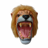 Lion Mask Furry Mane Full Head Lion Mask for Halloween