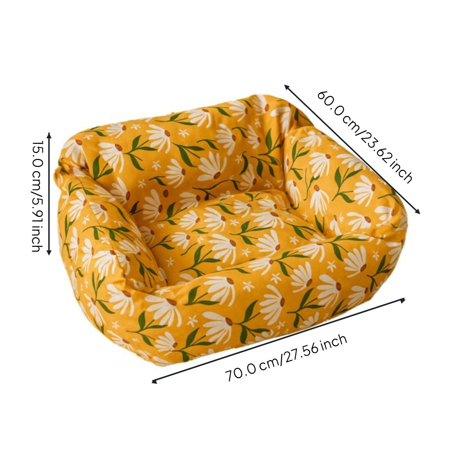 Washable fitted dog bed cover