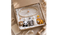 Crochet Creature Mobile Knitted Texture Infant Decor Stuffed for Infants