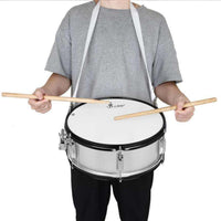 14 Inch Snare Drum with Shoulder Strap Marching Snare Drum Drumsticks Included