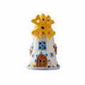 Windmills House Night Light Great Gift Idea Ceramic Windmills Lamp Decorative Cute Cottage Table Lamp for Children, Bedroom, Bedside, Study Room