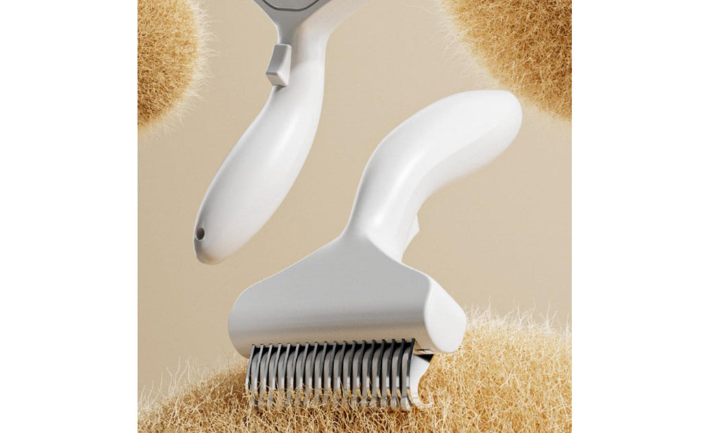 Cat Brush and Pet Hair Remover for Dog Grooming, Self-Cleaning Slicker with Release Button, Stainless Steel Comb, Short-Haired Dog Brush