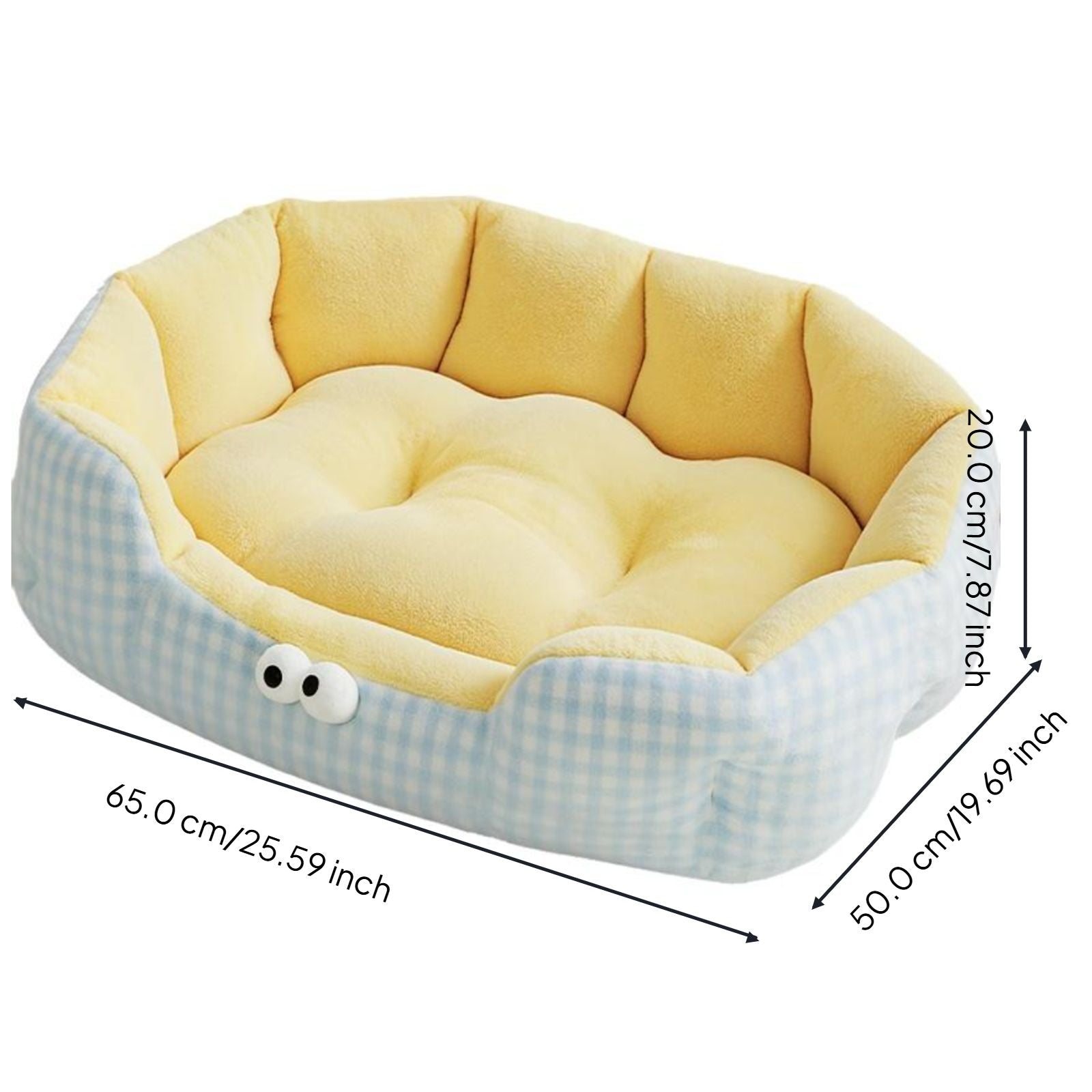 Calming pet bed, warming sofa for small dogs and cats