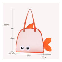 Marine Creature Beach Tote Shoulder Handles Beach Storage Tote Lightweight