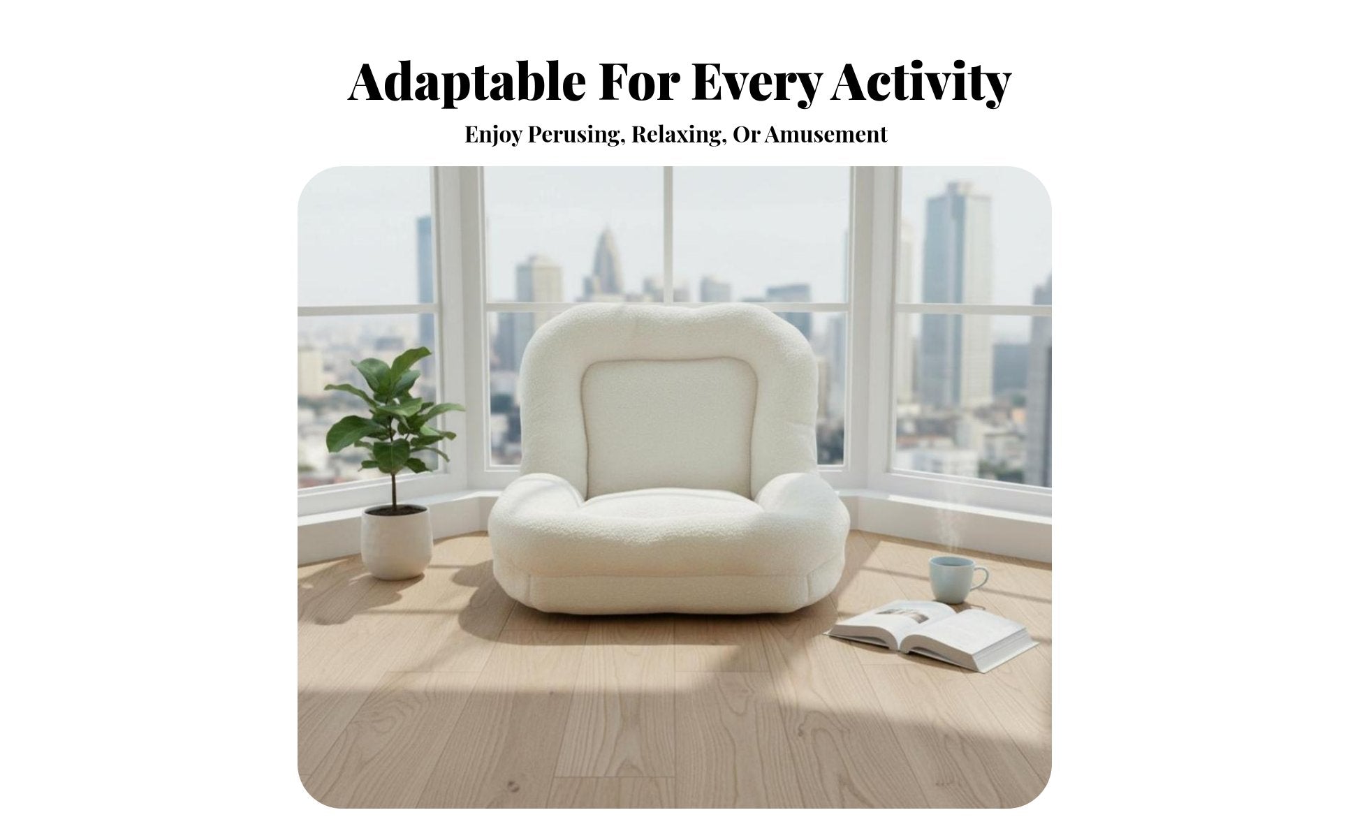 Platform-type type Human-Sized Dog Bed adaptable insign Adjustable Human Dog Bed Plush Comfort Lazy Sofa Space-Saving for Stuinnts, Adults, Dorm Room, Bedroom, perusing corner, Watching TV