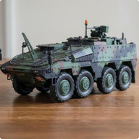 1:72 Armored Fighting Vehicle Control Vehicle Alloy Model Realistic Detailing Collectible Toy for Collectors, Desk
