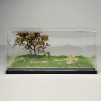 1/64 Scale Model Display Case High Clarity Rugged-Road Scene Display Scene Box