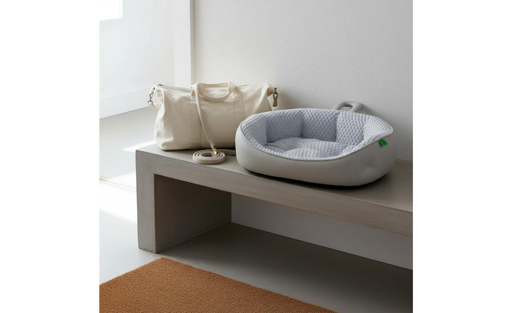 3D Massage Particles Cooling Cat Bed Breathable All-Season Dog Bed Cool-Contact Textile Textured Cooling Pet Mat Fully Washable for Cats, Dogs, Small Pets, Summer