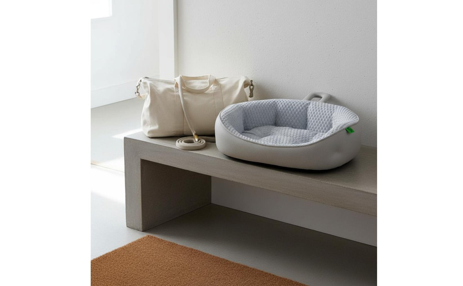 3D Massage Particles Cooling Cat Bed Breathable All-Season Dog Bed Cool-Contact Textile Textured Cooling Pet Mat Fully Washable for Cats, Dogs, Small Pets, Summer