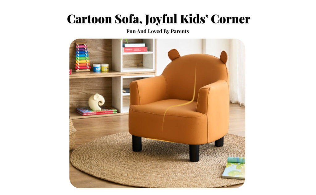 High-Density Foam Creature Ear Reading Chair Easy to Clean children's Furniture Stain-Resistant Toddler Armchair Ergonomic Design for Toddlers, Kids, Parents, Playroom, Nursery, Bedroom, Living Room