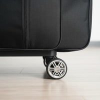 Wheeled DJ Controller Bag With Wheels Rolling DJ Mixer Case Luggage Carrying Strap Audio Equipment Shoulder Bag for DJs, on the Road, Gigs