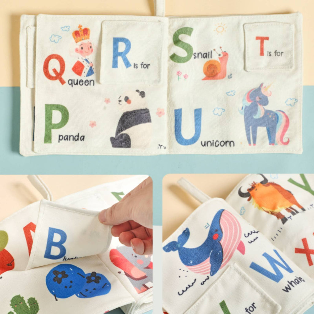 Alphabet Cloth Book Thickened Baby Letter Book Early Education for Toddlers