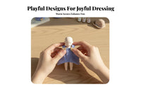 10cm Doll Outfit Handmade Doll Overalls Cute Designs Soft Toy Suspender Trousers for Hobbyists