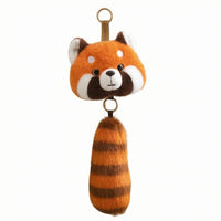 Soft Keychain Charm Bead Eyes Faux Bag Charm Soft to Feel