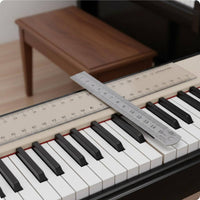 Piano Key Leveling Ruler Sturdy Metal Build Key Level Stick Wear-Resistant
