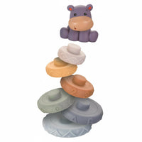 Soft Stacking Cube Set Early Learning Stacking Toy Squeezable Number Cube Toy for Infants, Preschool